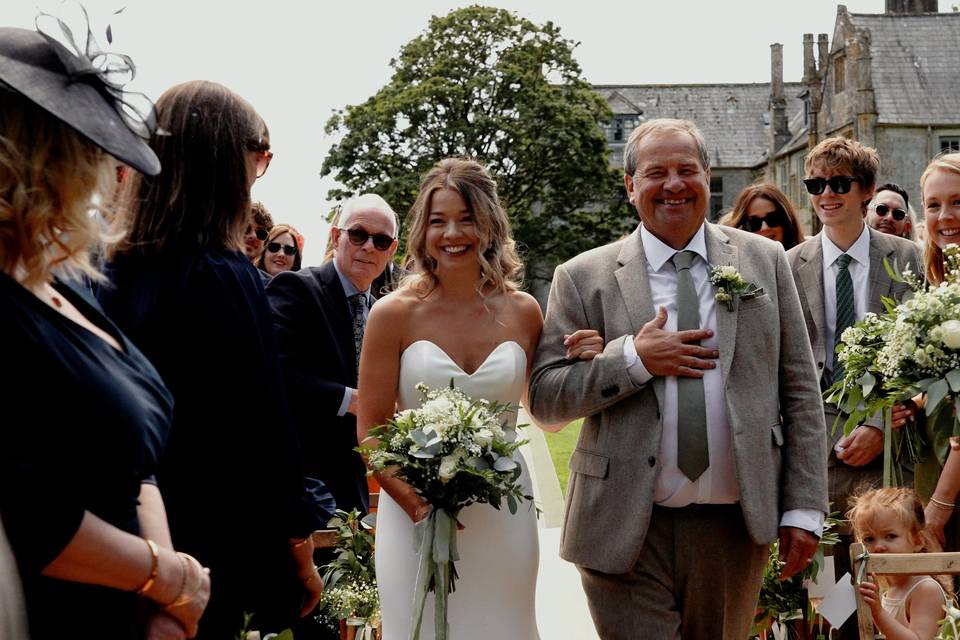 Walking the aisle