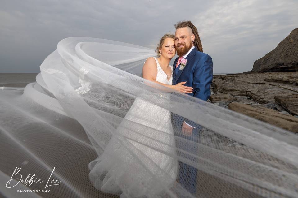 Wedding photography on the beach