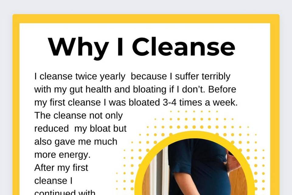 Why I Cleanse