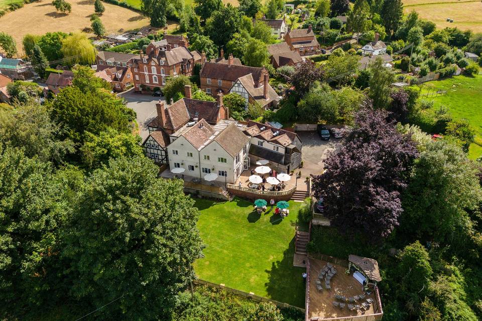 The Manor from above
