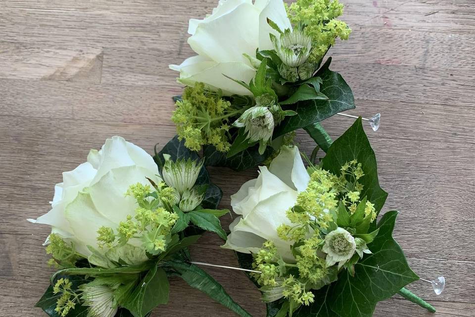 Rose Buttonholes