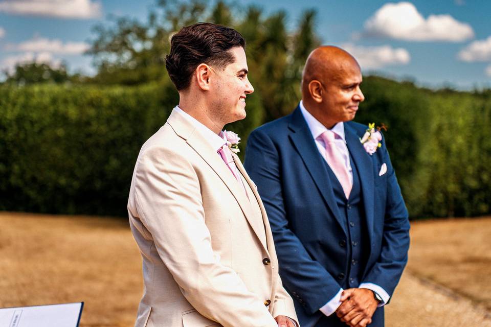 Groom's Reaction