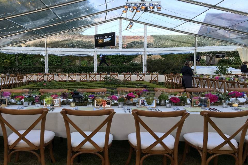 Graham and M Clear marquee