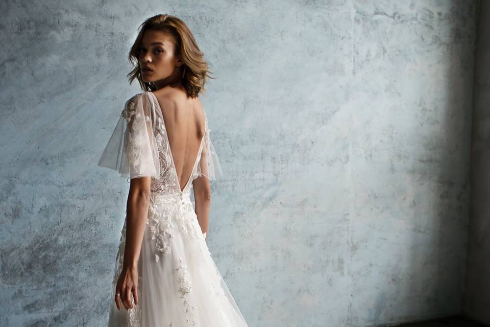 Delphine - Boho Wedding Dress