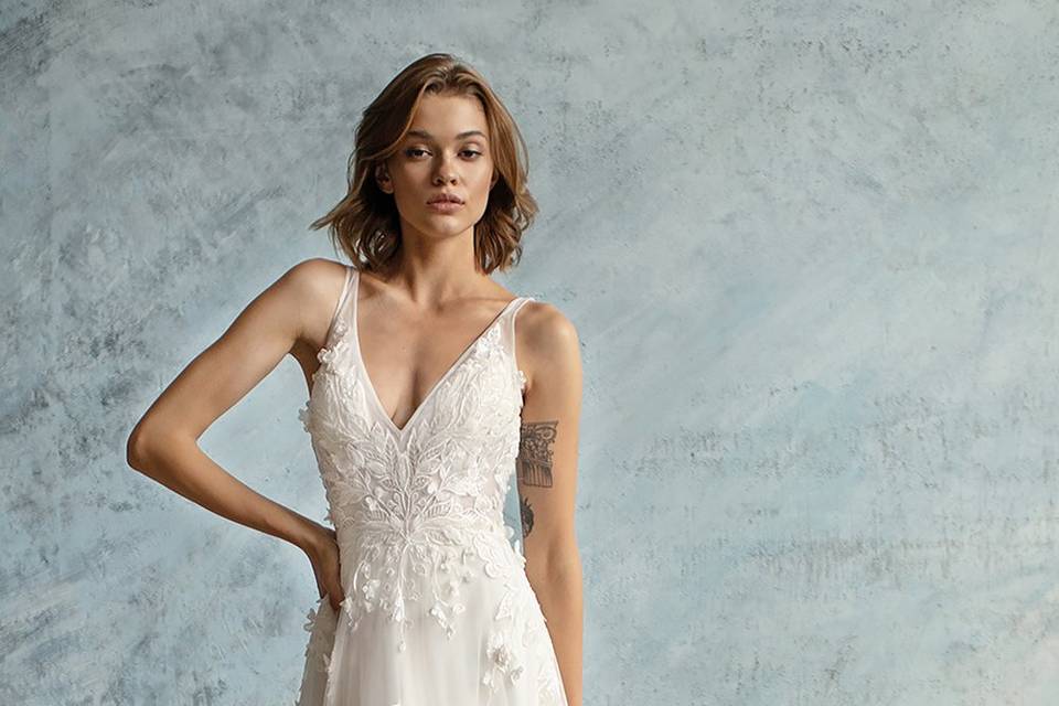 Delphine - Boho Wedding Dress