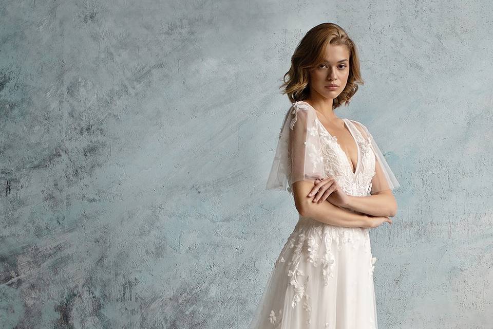 Delphine - Boho Wedding Dress