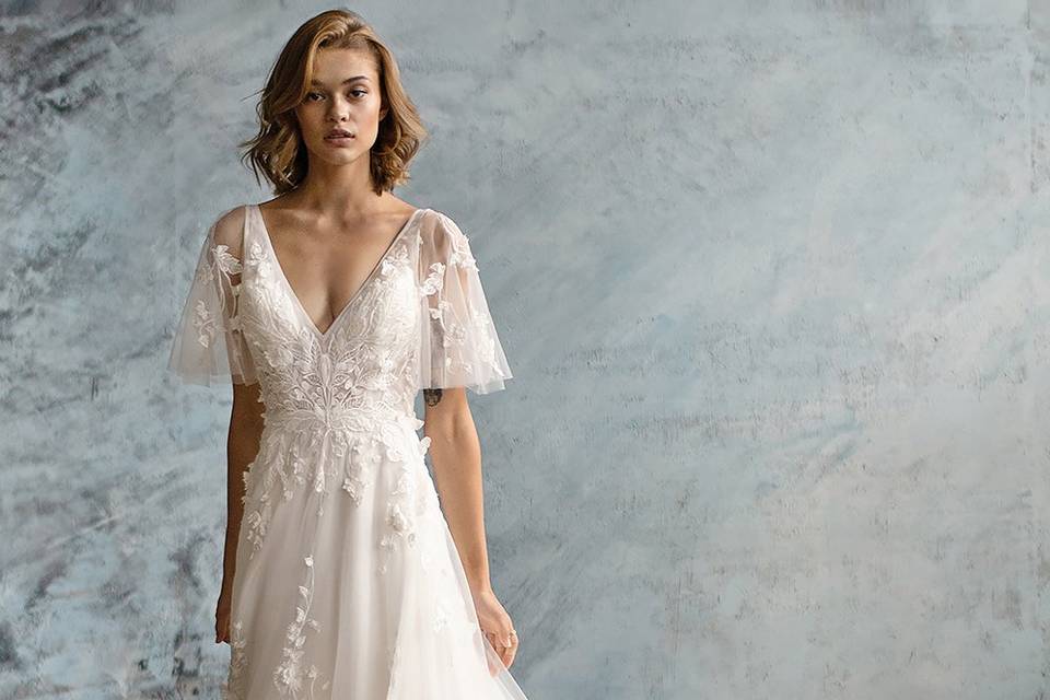 Delphine - Boho Wedding Dress