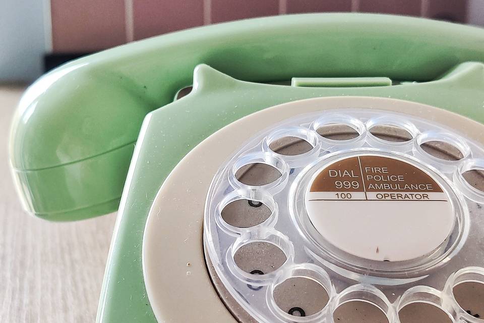 Sage green phone
