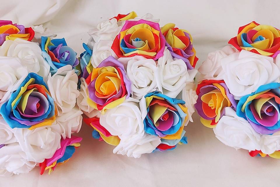 Bridesmaid bouquets