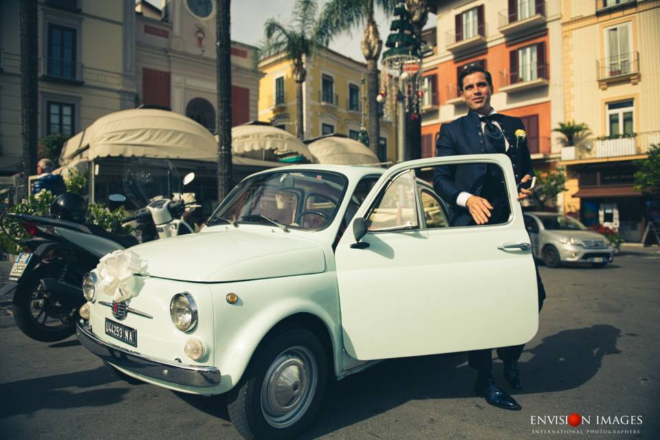 Wedding Car Fiat 500 Old Style