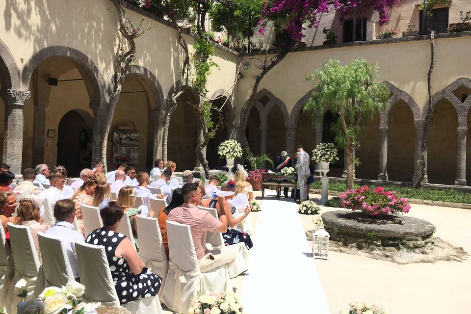 Ceremony place-  Cloister