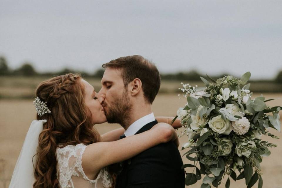 Romantic Bridal Hair and Makeu