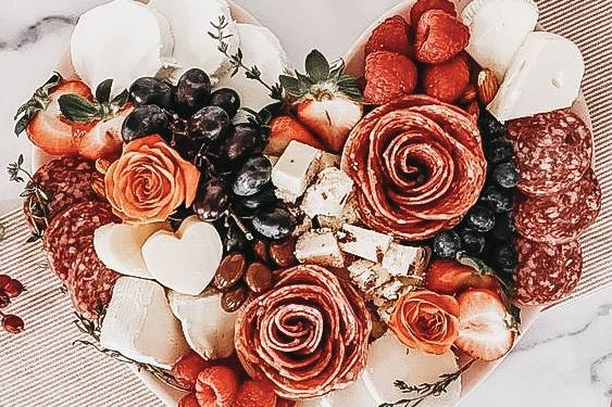 Valentines platter
