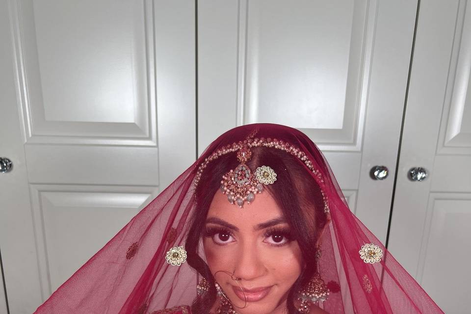 Asian bridal glam