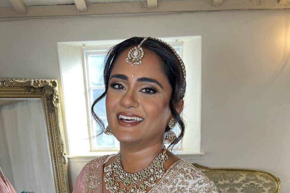Satin Finish Asian Bridal Glam