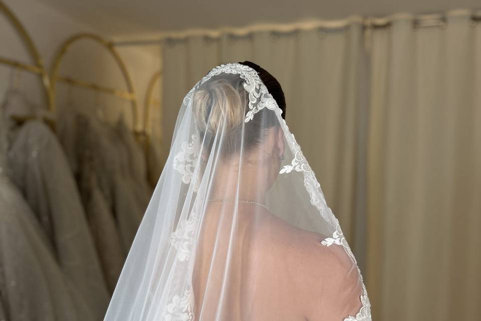Bridal bun