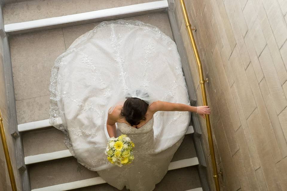 Stairs and dress