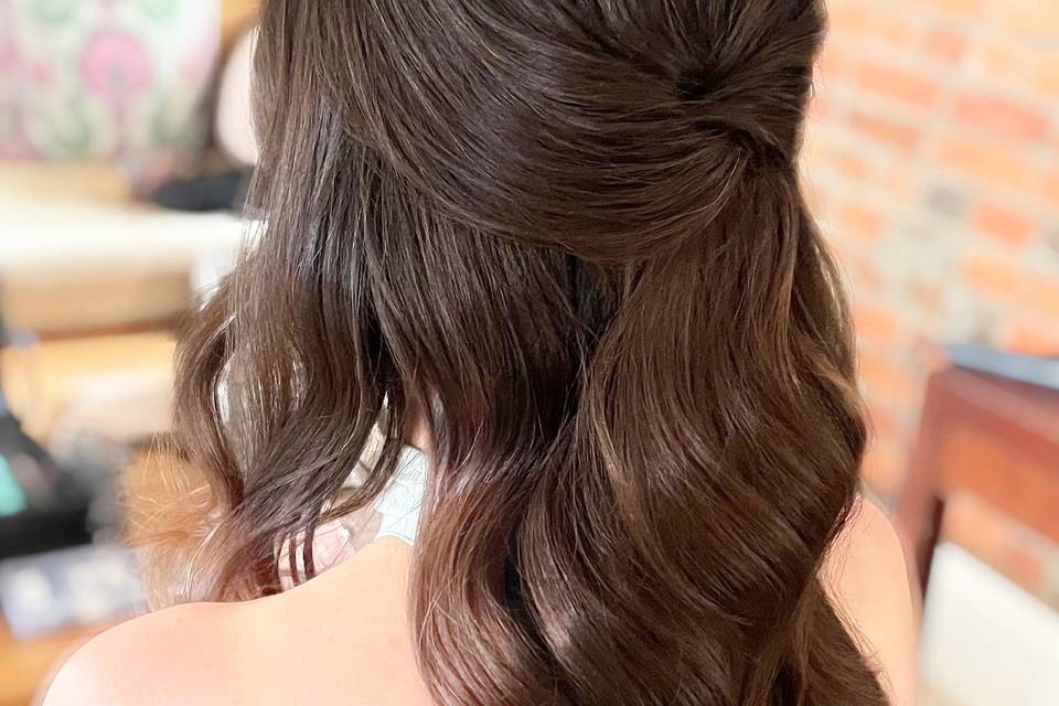 Bridesmaid hair