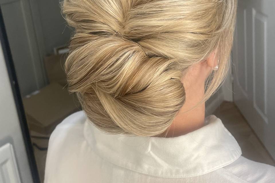 Bridal bun