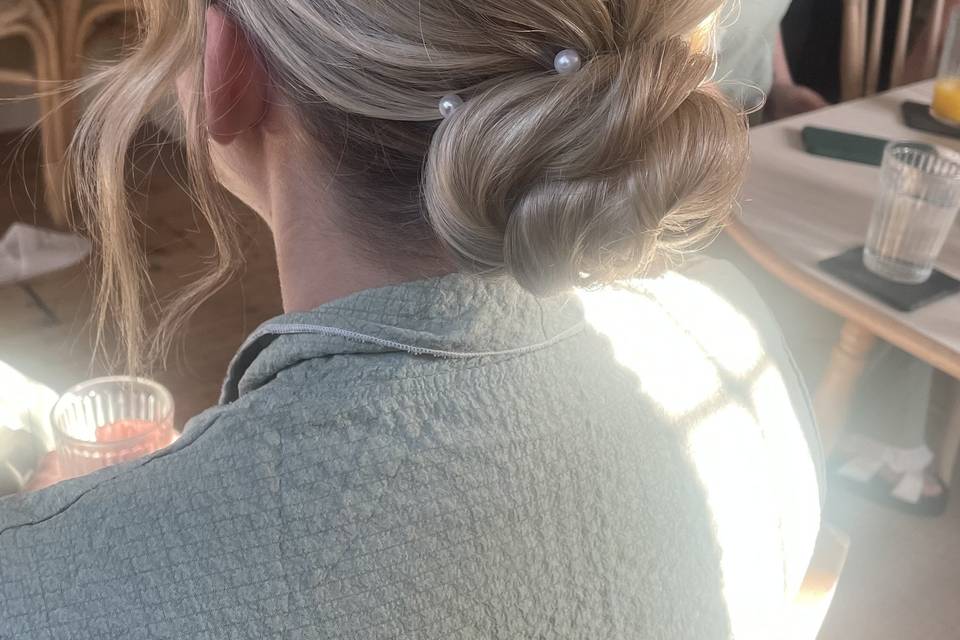 Bridesmaid bun