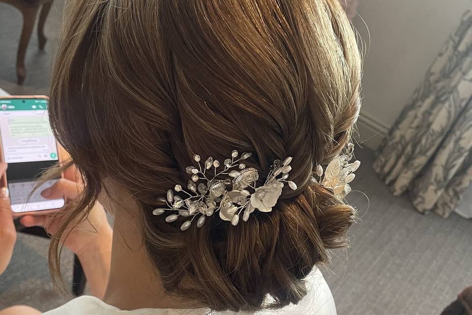 Bridal bun