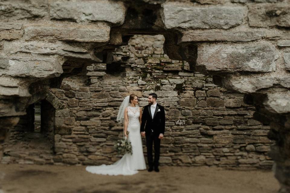 Christchurch Castle ruins