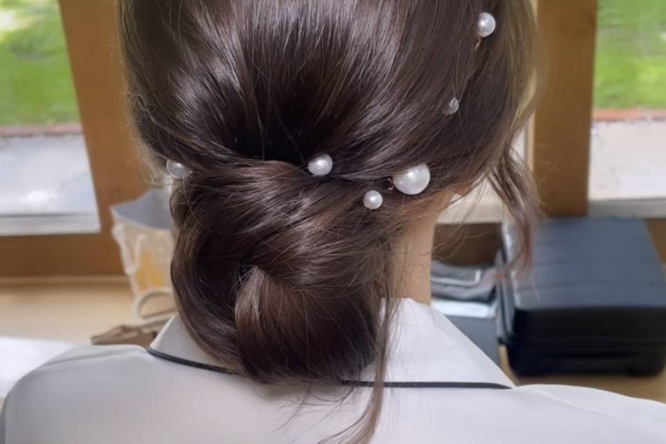 Bridal bun