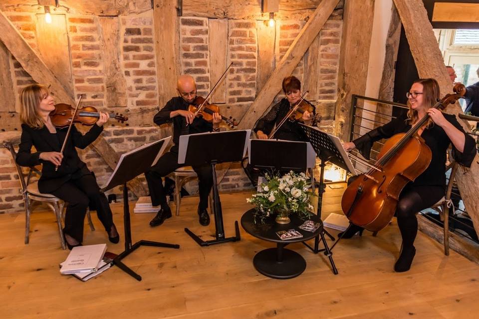 Performing in a rustic venue