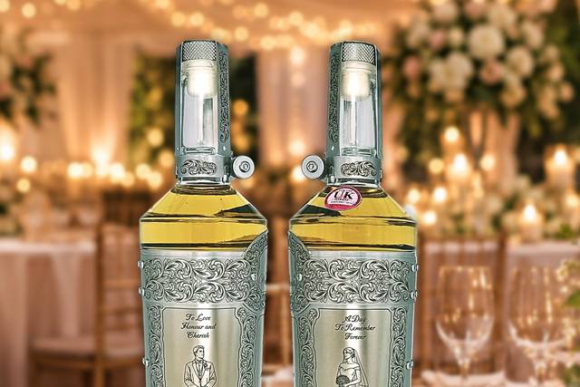 Custom engraved silouettes