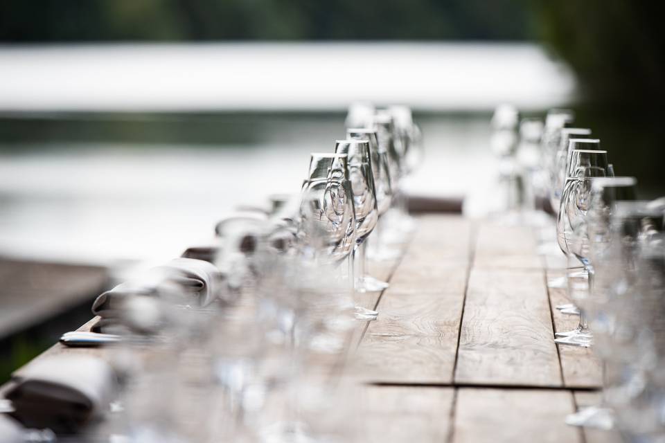 Outdoor Dining Setup