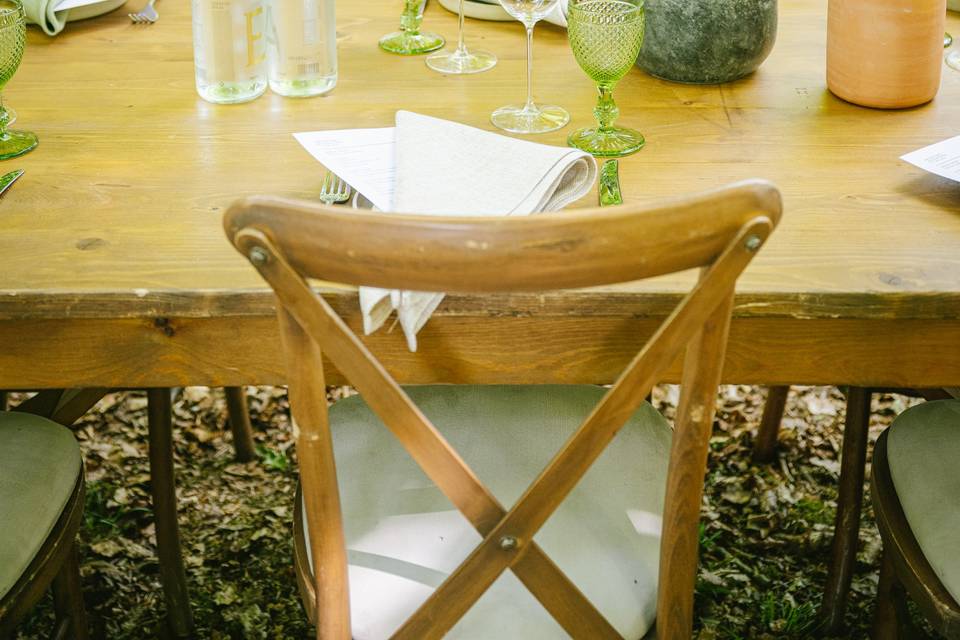 Outdoor Dining Setup