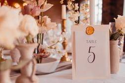 Vellum table number