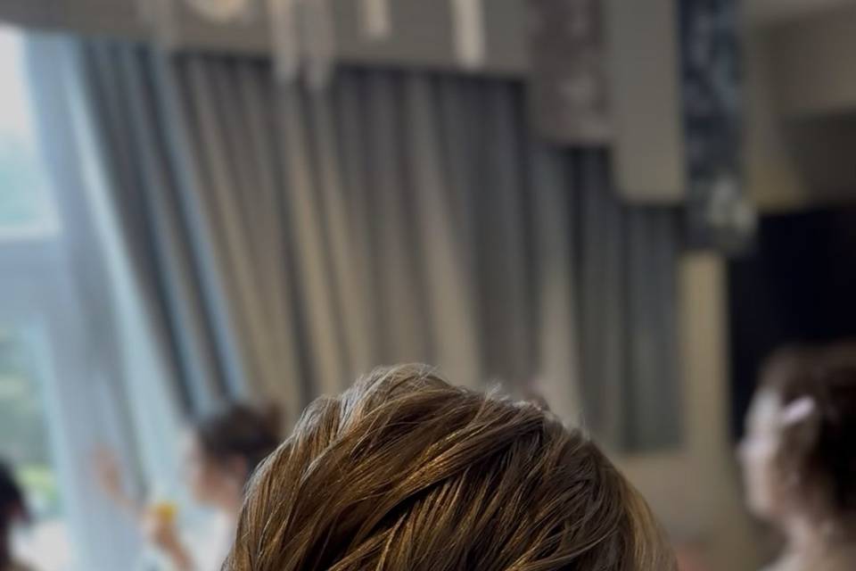 Texture on short fine hair