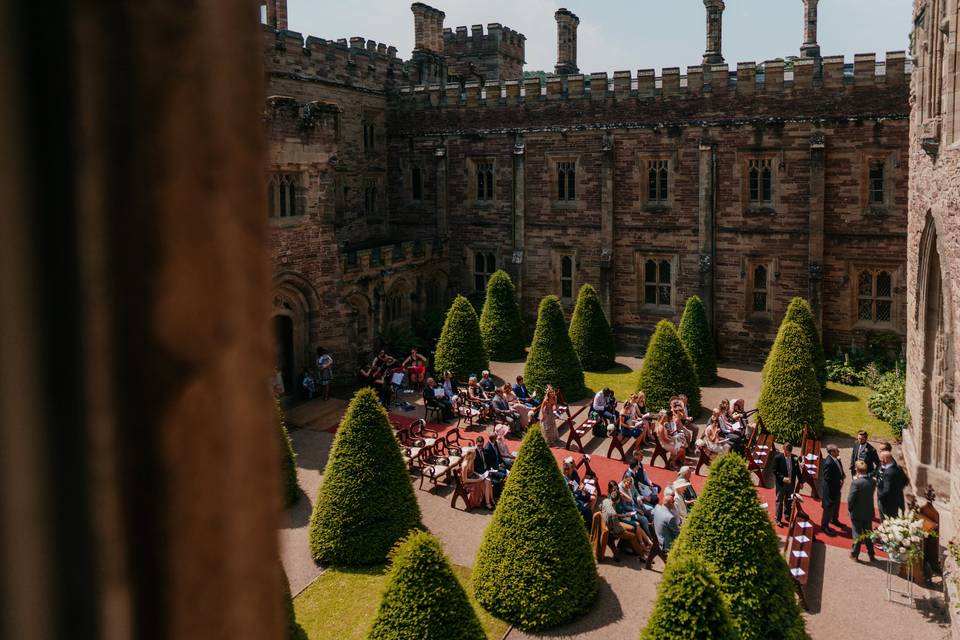 Wedding at Hampton Court Castle