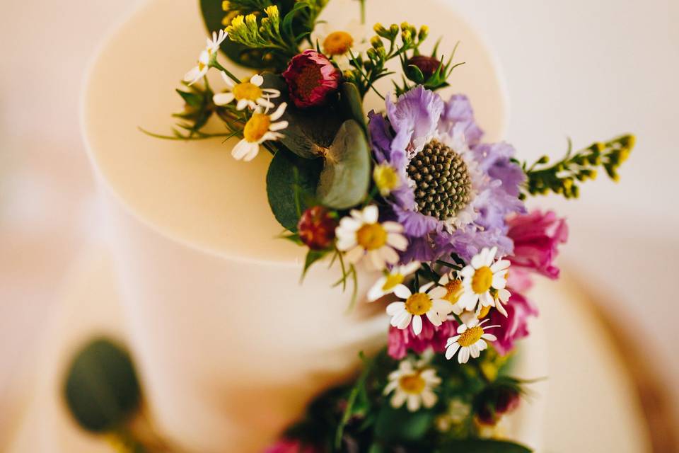 Beautiful floral cake