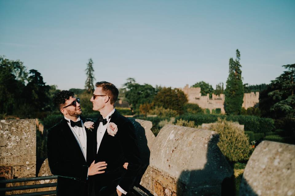 Couple in gardens