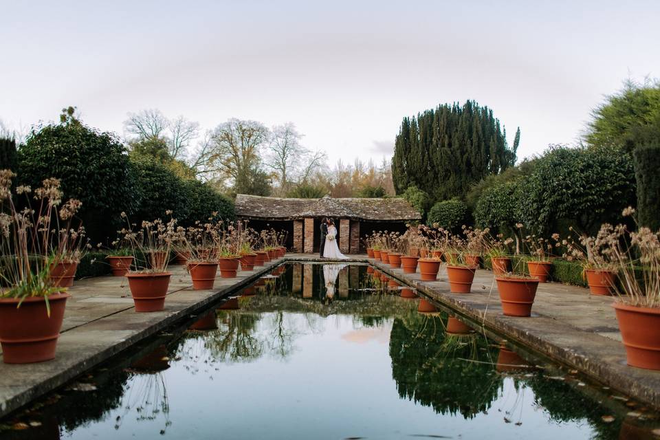 Couple in gardens