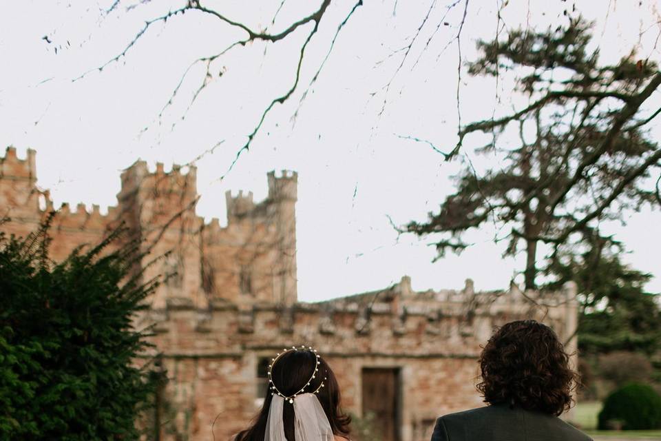 Couple in gardens