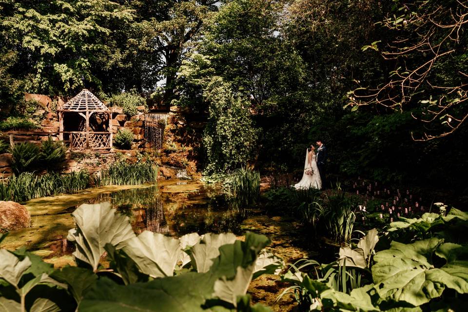 Couple in gardens