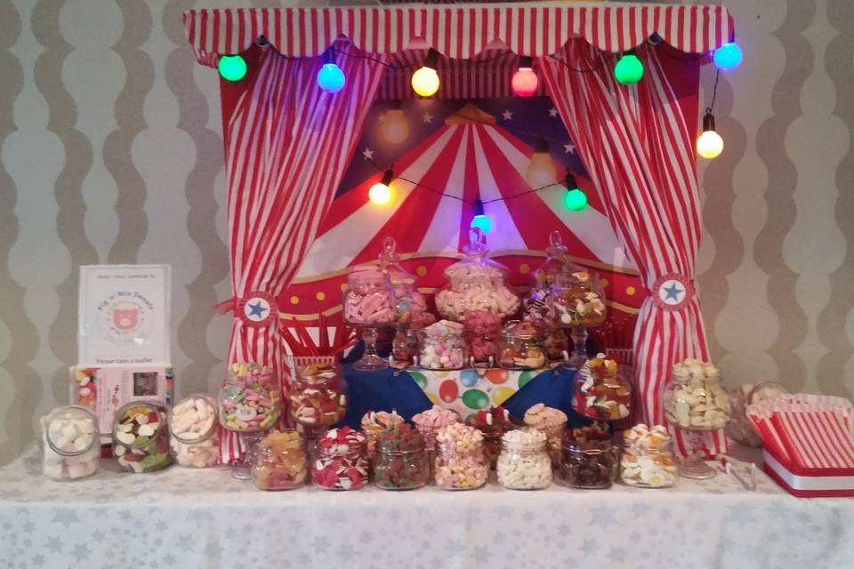 Circus sweet stall