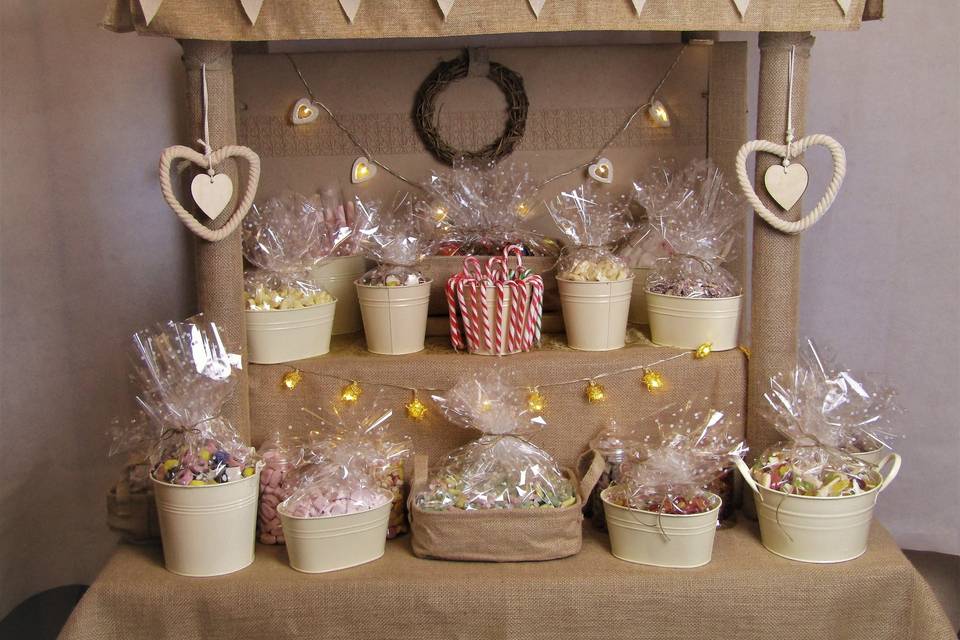 Rustic sweet stall