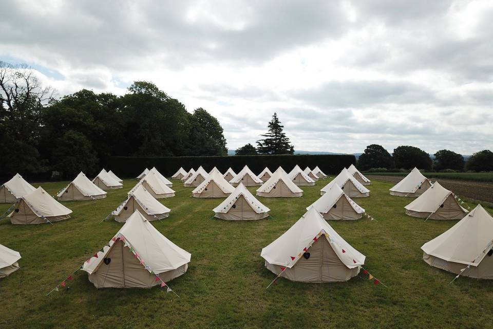 Tents in 4,5,6 and 7m