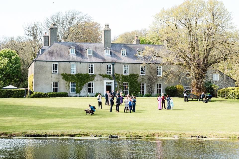 Front lawn & main house