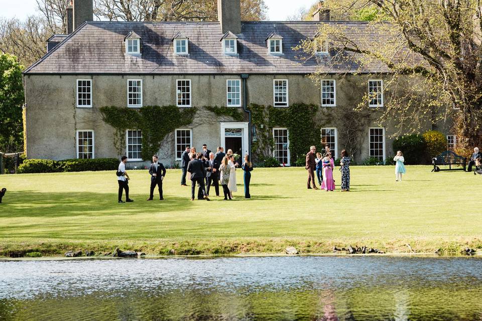 Front lawn & main house