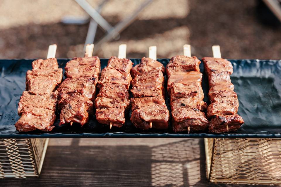 Beef skewers