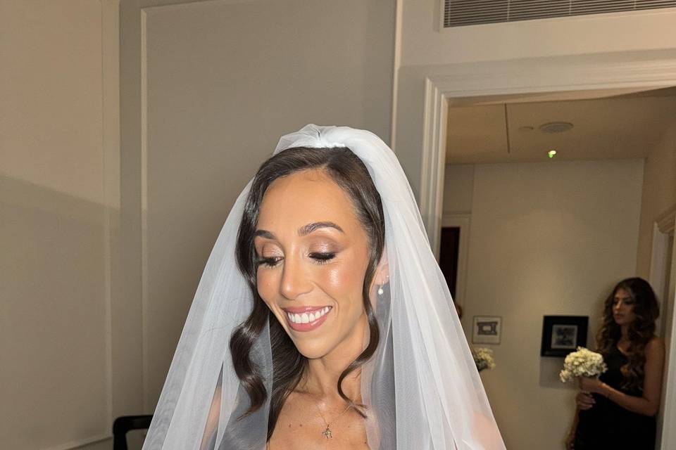 Full bridal glam