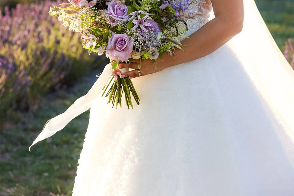 Bridal makeup and hair.