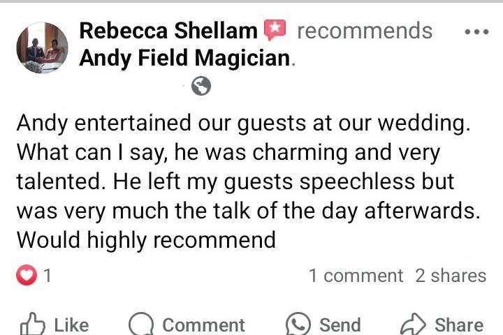 Magician for weddings in Oxfor