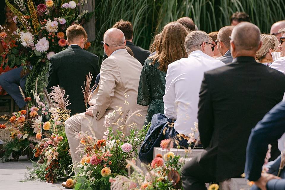 Ceremony Aisle Flowers