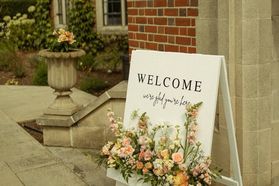 Welcome boards